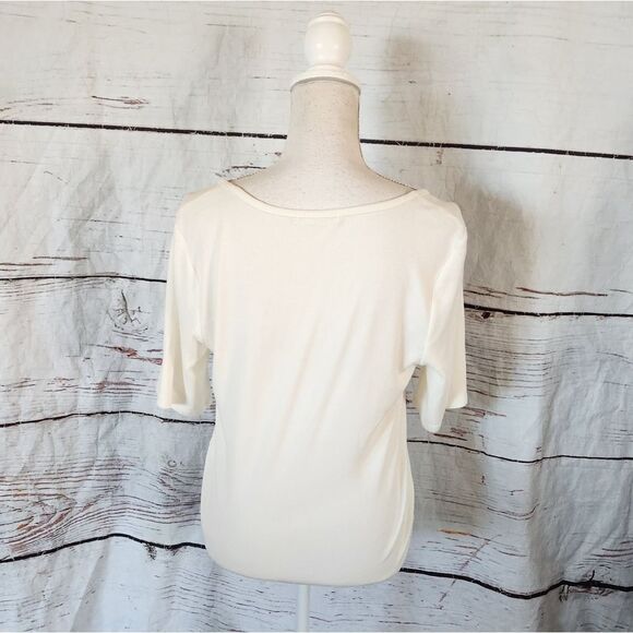 Marine Layer Lexi Rib Square Neck Top Size Large - Picture 4 of 7